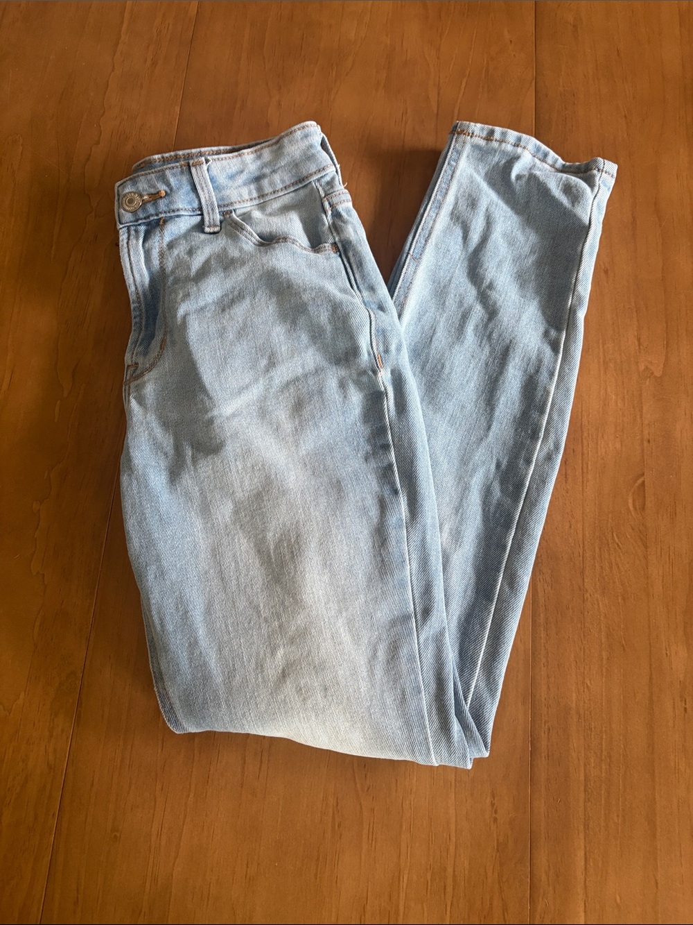 Old Navy Women’s Light Blue High-Rise Wow Straight Jeans